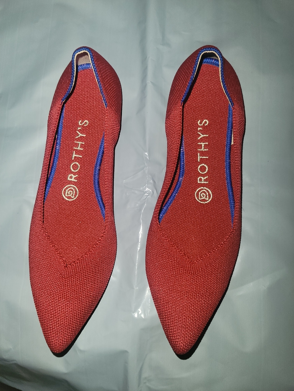 Rothy’s Red The Point Women’s Ballet Flats - Size 8